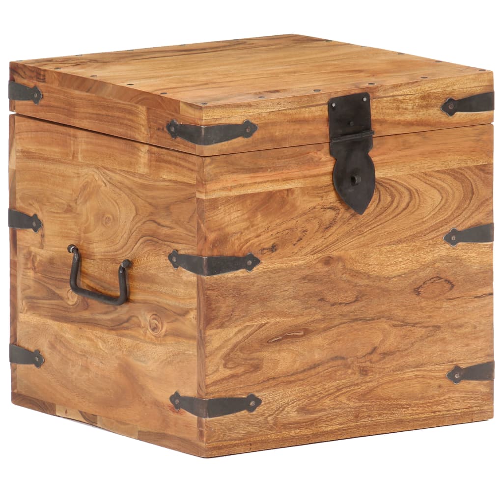 Chest | Natural wood | Solid Acacia wood | Small | Chest | Square