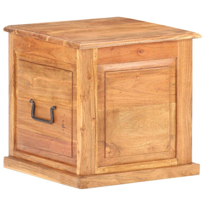 Chest | Natural wood | Solid acacia wood | Small | Storage Chest | Square