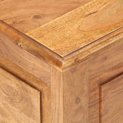Chest | Natural wood | Solid acacia wood | Small | Storage Chest | Square