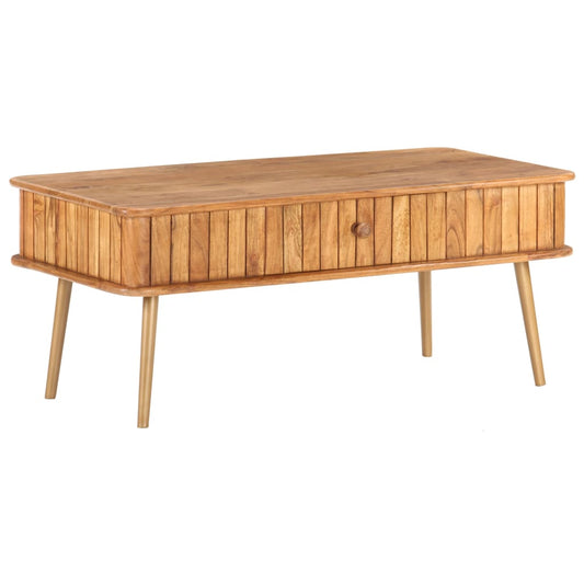 Coffee Table | Honey | Solid Acacia Wood | 100x50x40 cm | Coffee Table