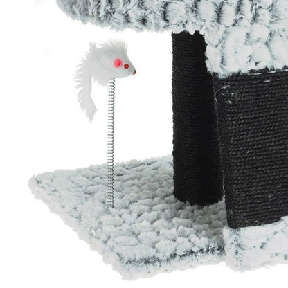 Pets Collection Cat Scratching Tree on Stand with Mouse 30x30x40 cm