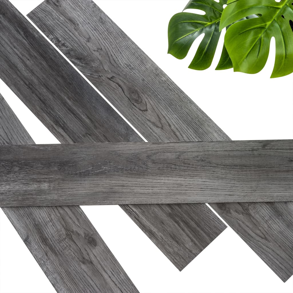 WallArt Wood Look Planks Barnwood Oak Ash Grey