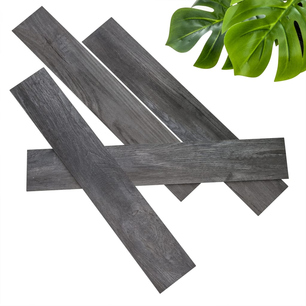 WallArt Wood Look Planks Barnwood Oak Ash Grey