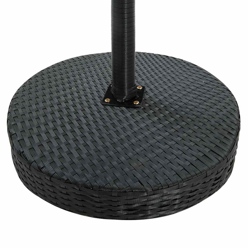 Garden Table | Black | PE rattan, Powder-coated steel | Counter Height