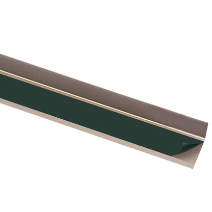 Stair Nosings in L-shape 15 pcs Aluminium 90 cm Brown