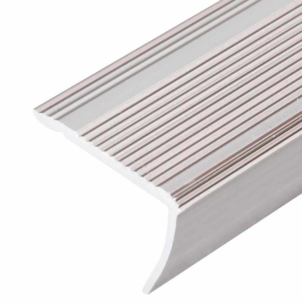 Stair Nosings in L-shape 5 pcs Aluminium 90 cm Champagne