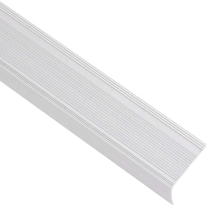 Stair Nosings in L-shape 5 pcs Aluminium 100 cm Silver