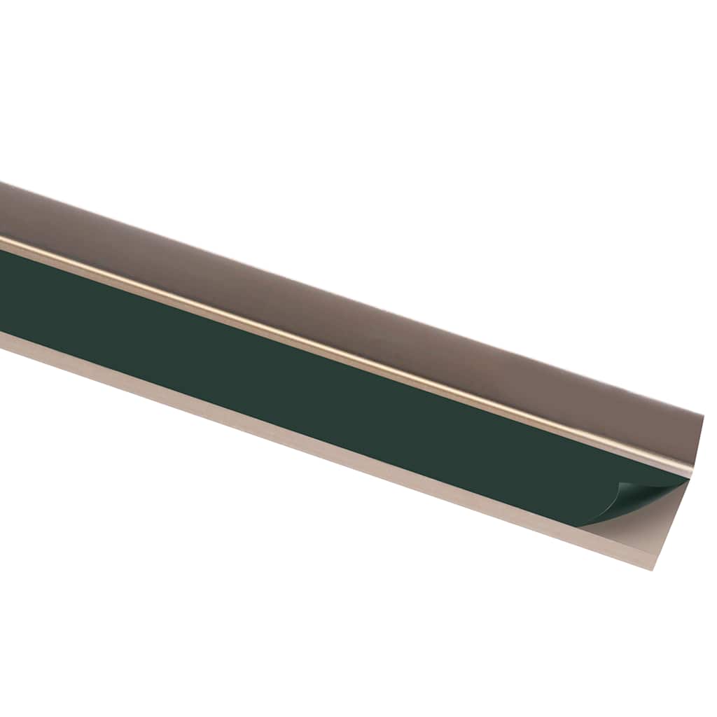 Stair Nosings in L-shape 5 pcs Aluminium 100 cm Brown