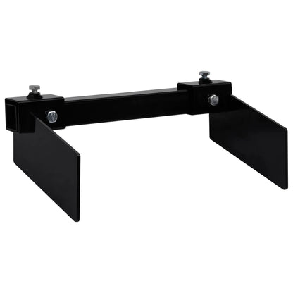 Snow Plow Adapter for Lawn Mower Black