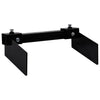 Snow Plow Adapter for Lawn Mower Black