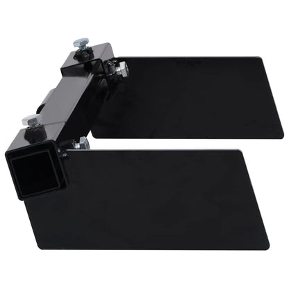 Snow Plow Adapter for Lawn Mower Black