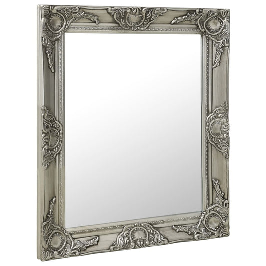 Wall Mirror | Silver | Wood, glass, engineered wood | Medium