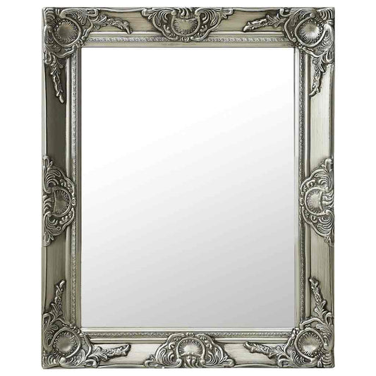 Wall Mirror | Silver | Wood, glass, engineered wood | Medium