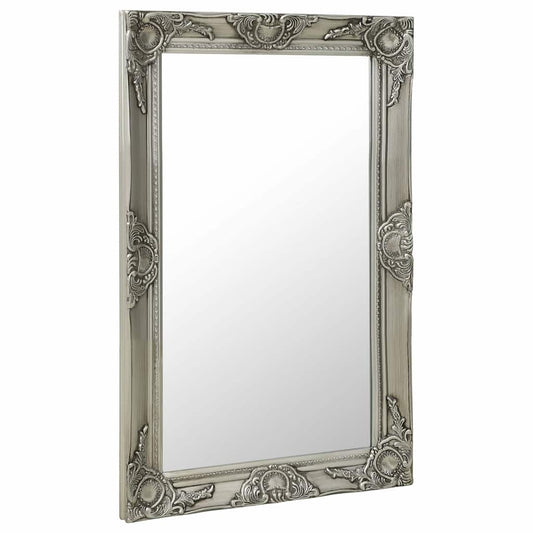 Wall Mirror | Silver | Wood, glass, engineered wood | Medium