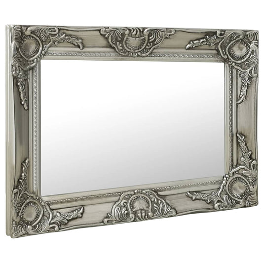 Wall Mirror | Silver | Wood, glass, engineered wood | Small-Medium