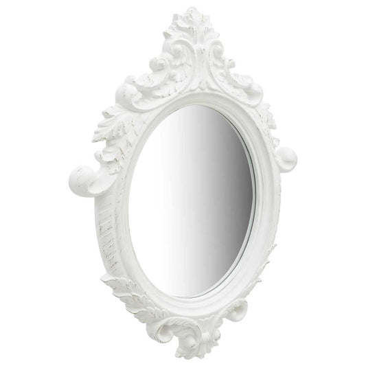Wall Mirror | White | Polyurethane, glass, engineered wood | Medium