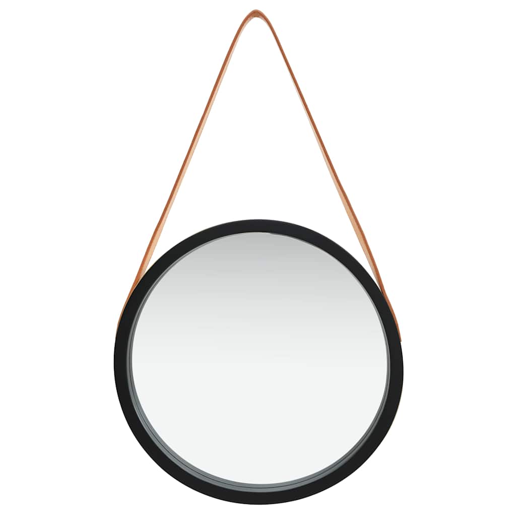 Wall Mirror | Black and Brown