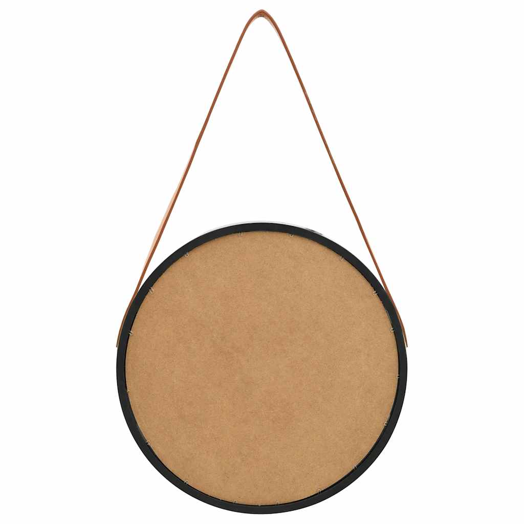 Wall Mirror | Black and Brown
