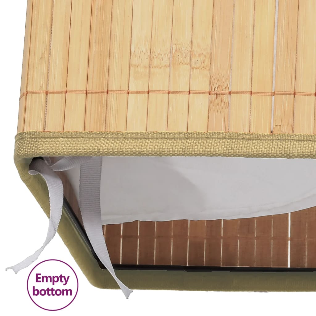 Bamboo Laundry Basket 72 L