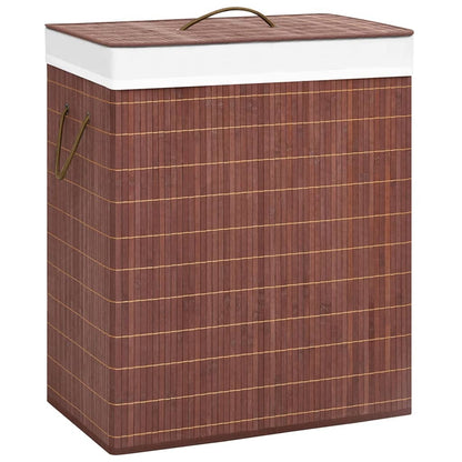 Bamboo Laundry Basket Brown 100 L