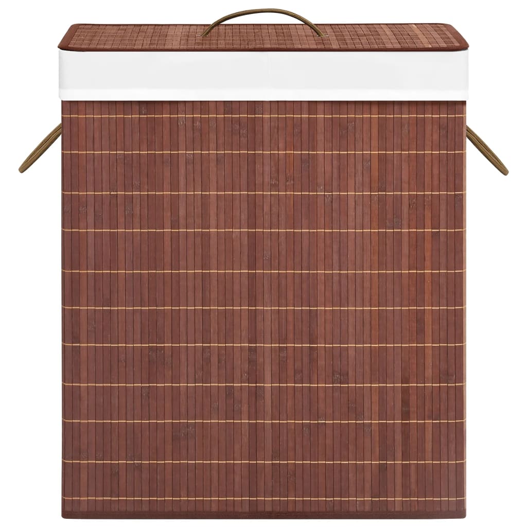 Bamboo Laundry Basket Brown 100 L