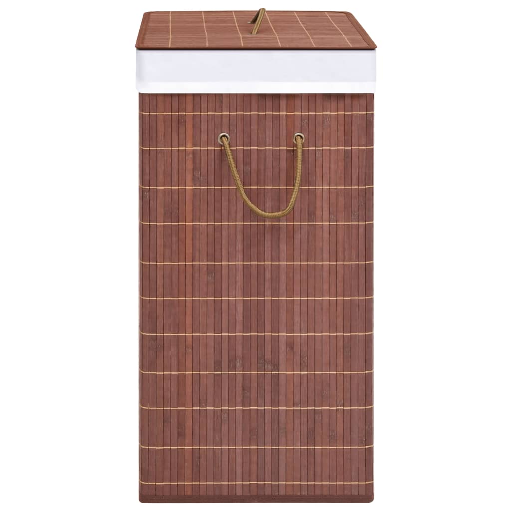 Bamboo Laundry Basket Brown 100 L