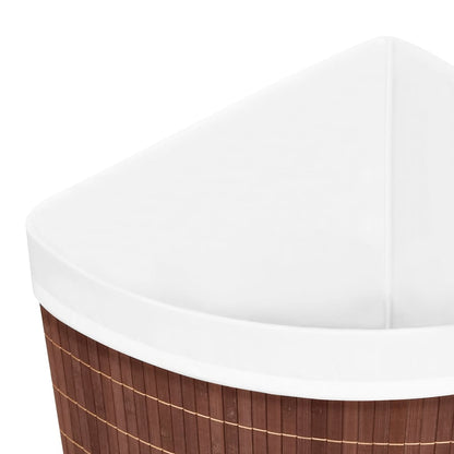 Bamboo Corner Laundry Basket Brown 60 L