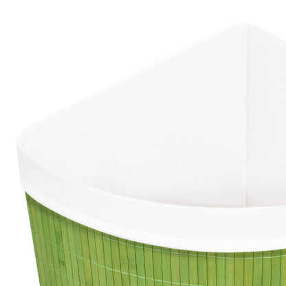 Bamboo Corner Laundry Basket Green 60 L