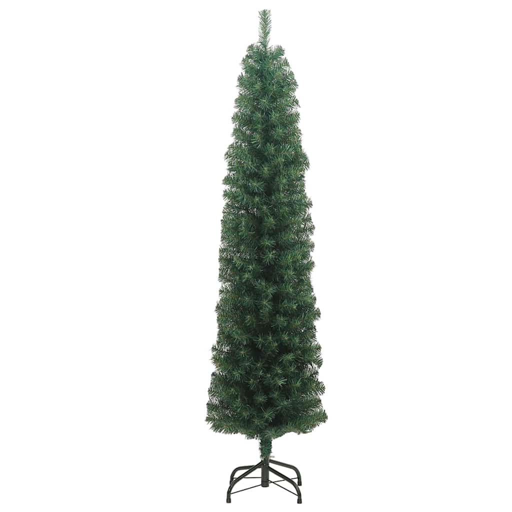 Artificial Christmas Tree | Green | PVC, Steel | Slim