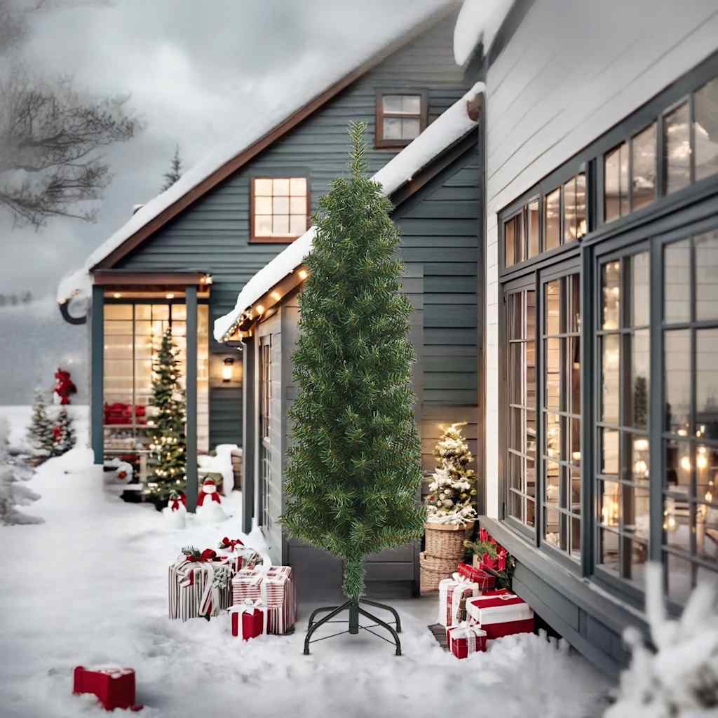 Artificial Christmas Tree | Green | PVC | Slim