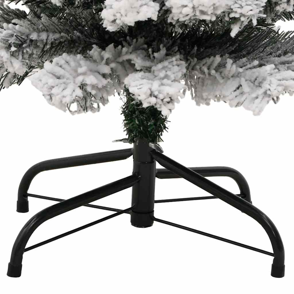 Artificial Christmas Tree | Green | PVC, Steel | Slim | Ornaments