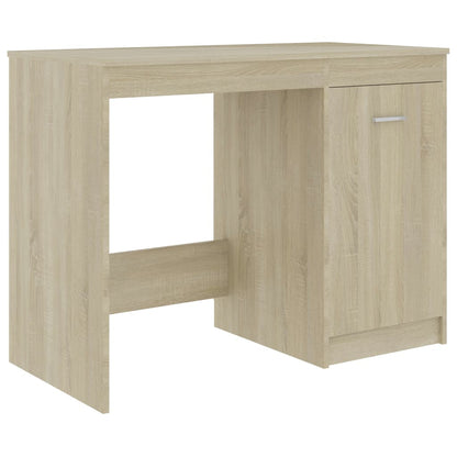 Desk Sonoma Oak Engineered Wood Medium Computer Desk