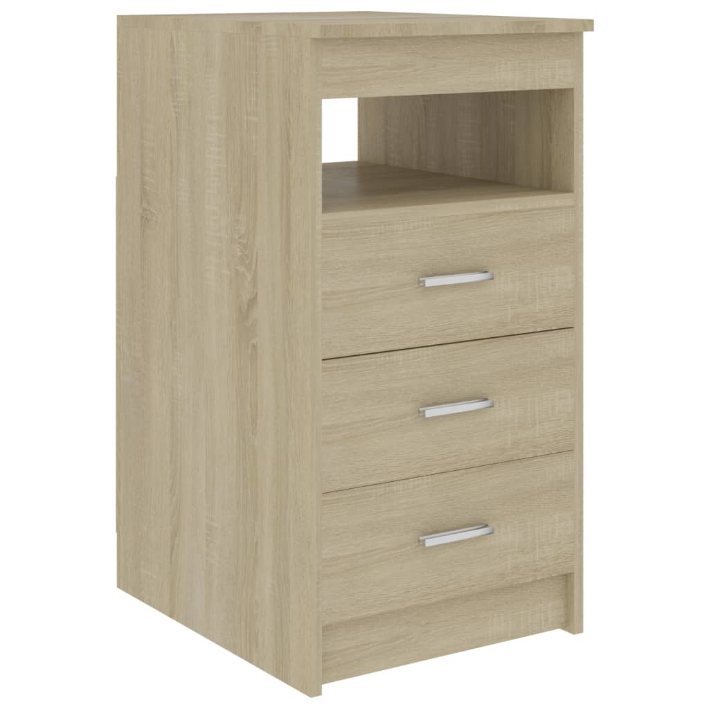 Desk Sonoma Oak Engineered Wood Medium Computer Desk