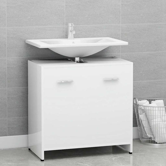 Bathroom Cabinet | White | Engineered wood
