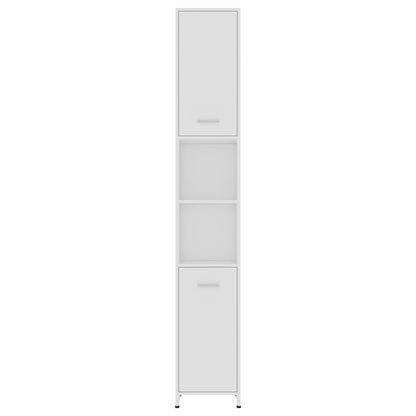 Bathroom Cabinet White 30x30x183.5 cm Engineered Wood