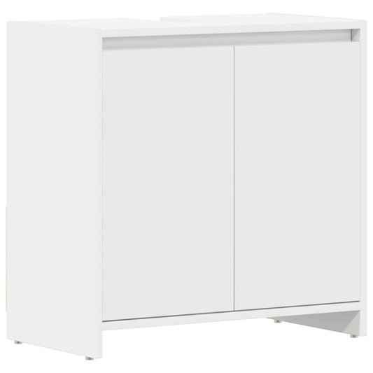 Bathroom Cabinet White 60x33x60 cm Engineered Wood