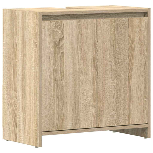 Bathroom Cabinet Sonoma Oak 60x33x60 cm Engineered Wood