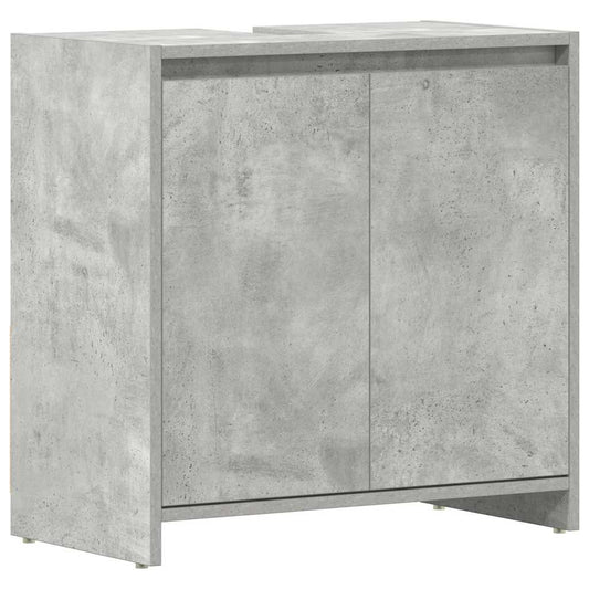 Bathroom Cabinet Concrete Grey 60x33x60 cm Engineered Wood