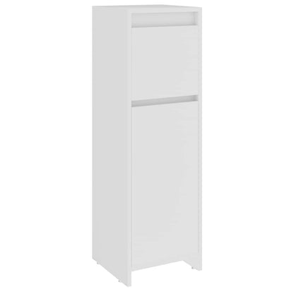 Bathroom Cabinet White 30x30x95 cm Engineered Wood