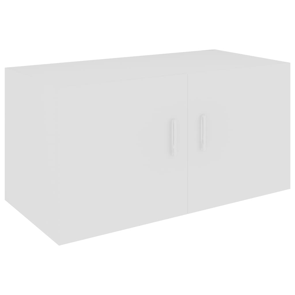 Wall Mounted Cabinet White 80x39x40 cm Engineered Wood