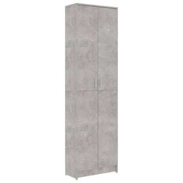 Hallway Wardrobe Concrete Grey 55x25x189 cm Engineered Wood