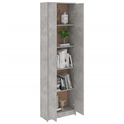 Hallway Wardrobe Concrete Grey 55x25x189 cm Engineered Wood