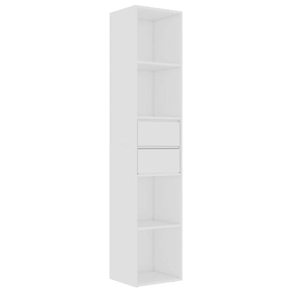 Book Cabinet White 36x30x171 cm Engineered Wood