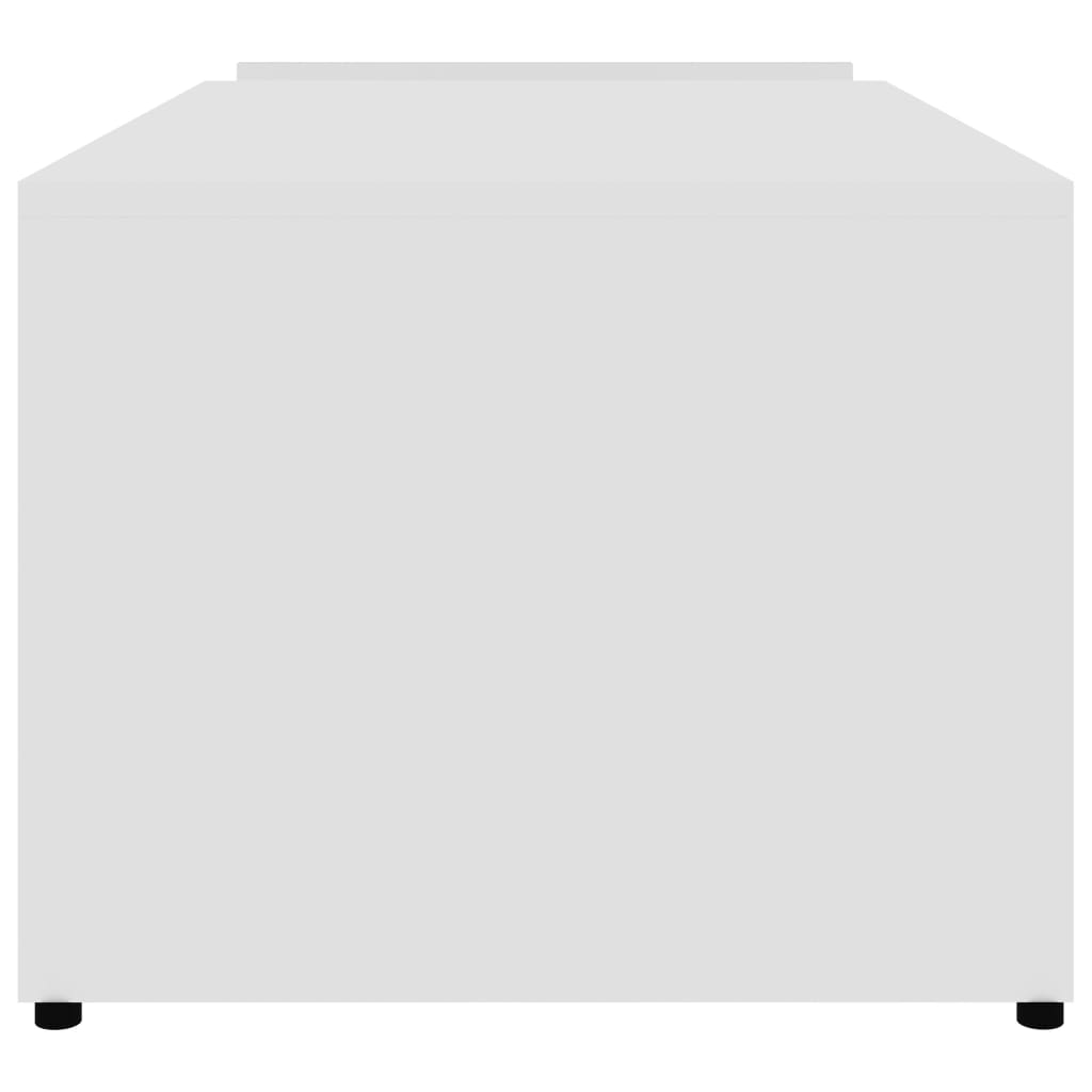 Coffee Table White 90x45x35 cm Engineered Wood