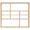 Wall Shelf Sonoma Oak 90x16x78 cm Engineered Wood