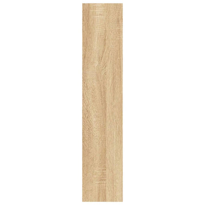 Wall Shelf Sonoma Oak 90x16x78 cm Engineered Wood