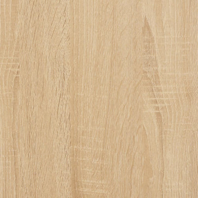Wall Shelf Sonoma Oak 90x16x78 cm Engineered Wood