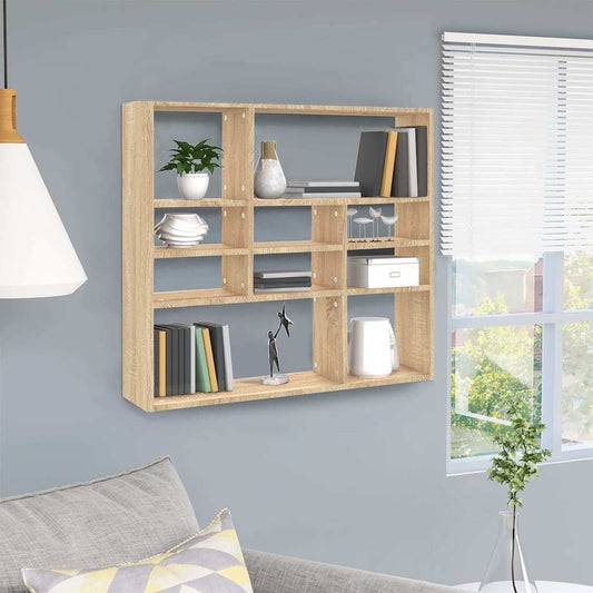 Wall Shelf | Sonoma oak | Engineered wood | Medium | Wall mounting