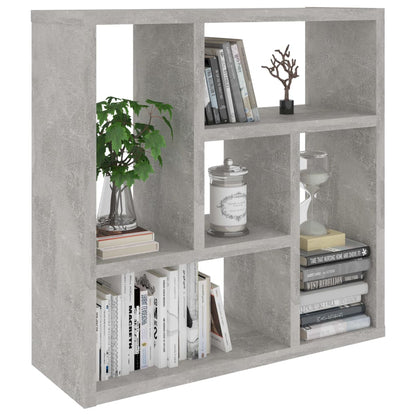 Wall Shelf Concrete Grey 45.1x16x45.1 cm Engineered Wood