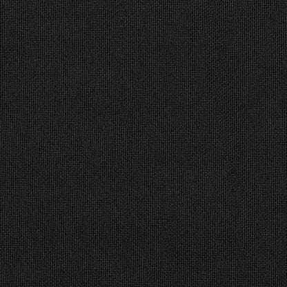 Linen-Look Blackout Curtains with Grommets 2pcs Black 140x175cm